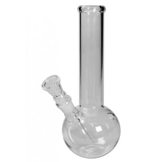 Bang en Verre Straight avec Base Ronde