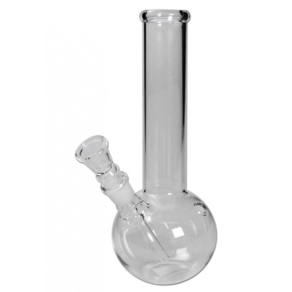 Bang en Verre Straight avec Base Ronde