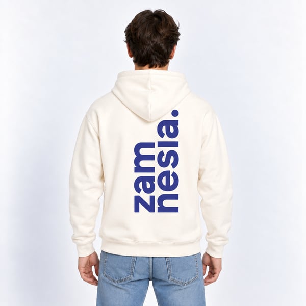 Hoodie off white - logo Zamnesia