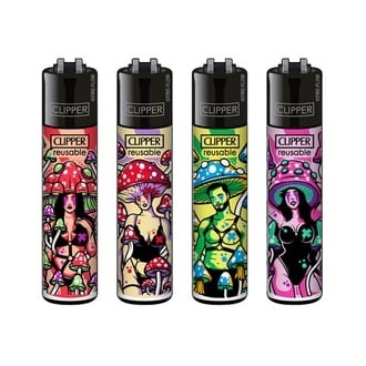 Briquet Clipper Kinky Shroom