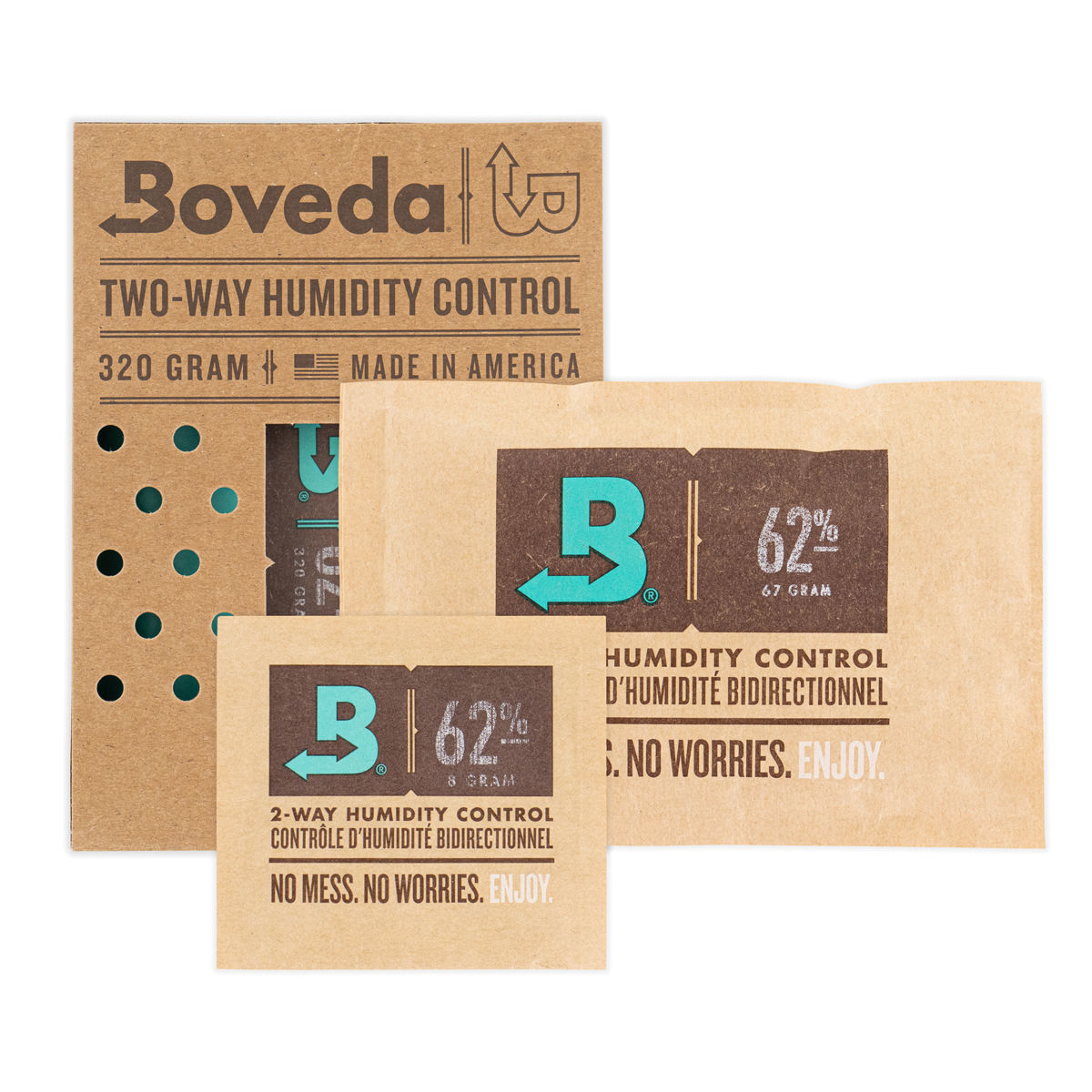 Boveda - Sachet de 320g, 62% d'humidité