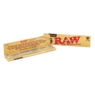 Feuille a rouler slim Raw : feuille slim pas chère naturelle - 1,30€