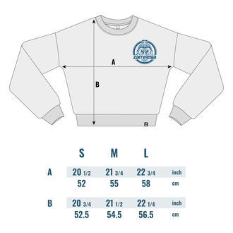 Sweat Crop Top Zamnesia | Femme