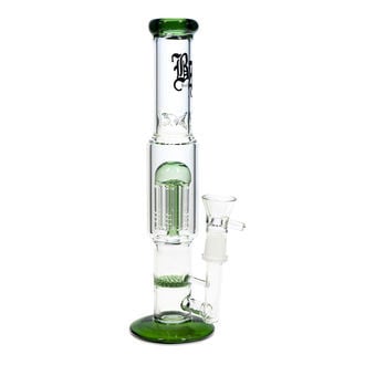 Bong Honeycomb En Verre Black Leaf