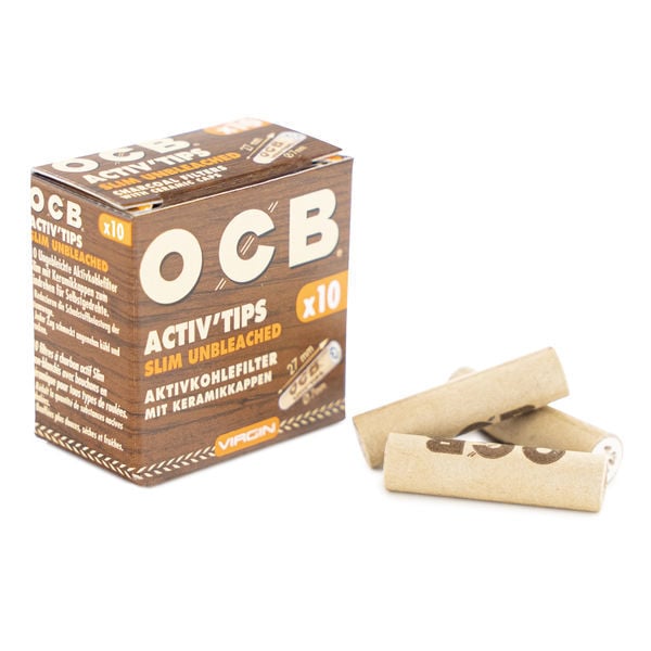 Filtres OCB Activ' Tips Slim Au Charbon Actif, OCB