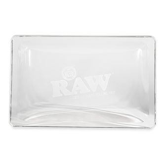 RAW Crystal Glass Rolling Tray