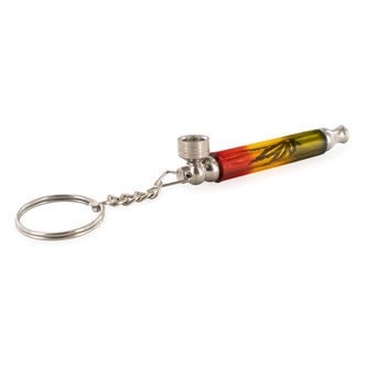 Pipe métal porte-clefs Rasta