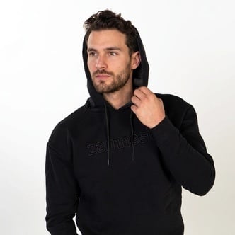 Sweat &agrave; capuche brod&eacute; Zamnesia | Noir