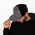 Casquette Gris Snapback Zamnesia