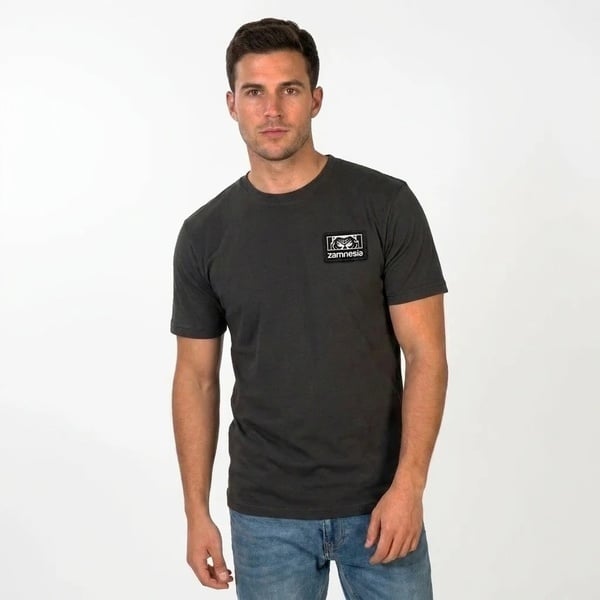 T-Shirt Icon Graphic Zamnesia | Gris