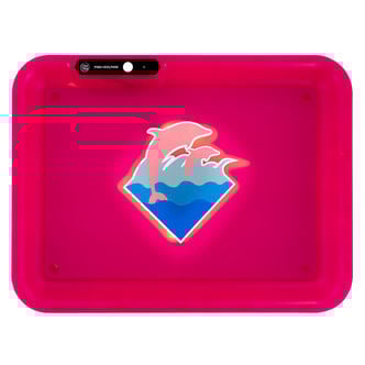 Plateau De Roulage Pink Dolphin (Glow Tray)