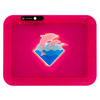 Plateau De Roulage Pink Dolphin (Glow Tray)
