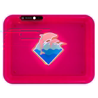 Plateau De Roulage Pink Dolphin (Glow Tray)