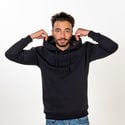 Sweat à capuche en relief Zamnesia | Noir