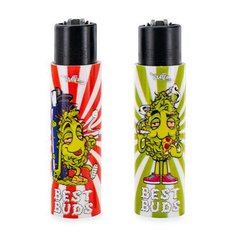 Briquet Clipper avec étui grinder Best Buds