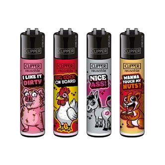 Briquet Clipper Sexy Animals