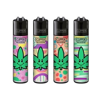 Briquet Clipper Happy Leaf