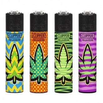 Briquet Clipper Colored Leaves