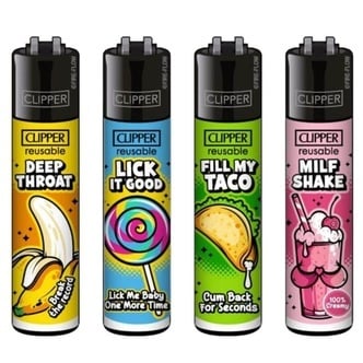 Briquet Porn Slogan (Clipper)