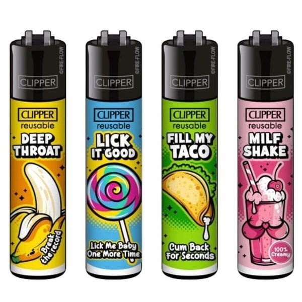 Briquet Porn Slogan (Clipper)
