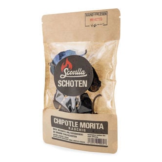 Piments séchés entiers Chipotle Morita (Scovilla)