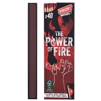 Allumettes de 20 cm (PROF) 40pcs