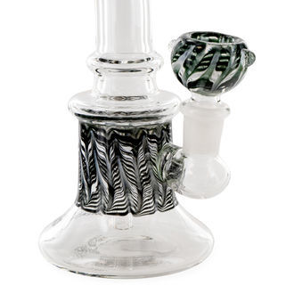 Bubbler en verre (Black Leaf)