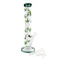 Ice Bong Leaffly Cylinder (Black Leaf)