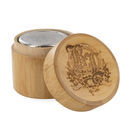 Grinder Deluxe en acier inoxydable (Black Leaf)