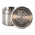 Grinder Deluxe en acier inoxydable (Black Leaf)