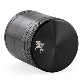 Mini Grinder Aluminium (Black Leaf)