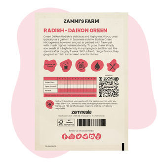 Graines de Radis Cultivé - Daikon Green (Raphanus sativus)