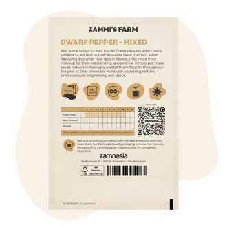 Graines de Piments d'Ornement " Mélangés " (Capsicum annuum)