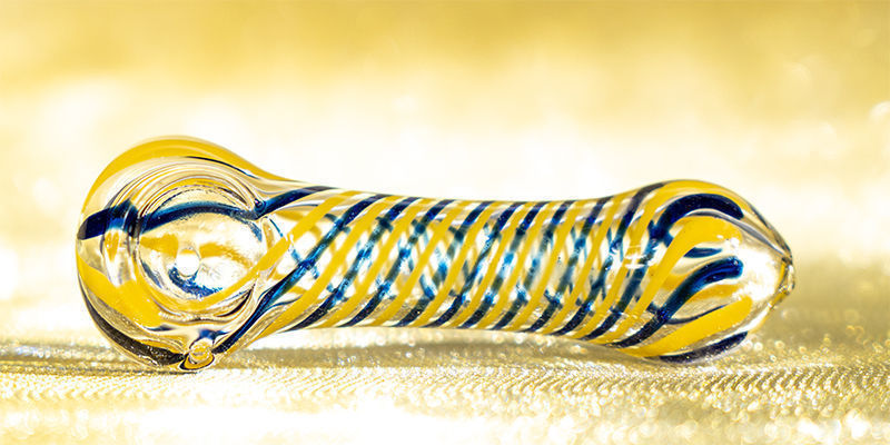 Grande Pipe en Verre Coloré