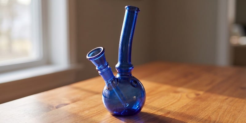 Bang en Verre Bleu