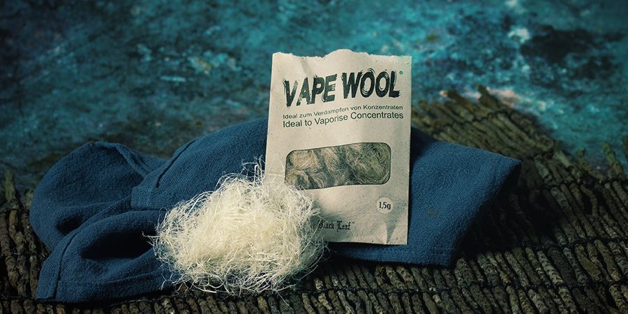 FIBRES DE CHANVRE DÉMUCILAGINÉES VAPE WOOL : PARFAIT POUR LES CONCENTRÉS