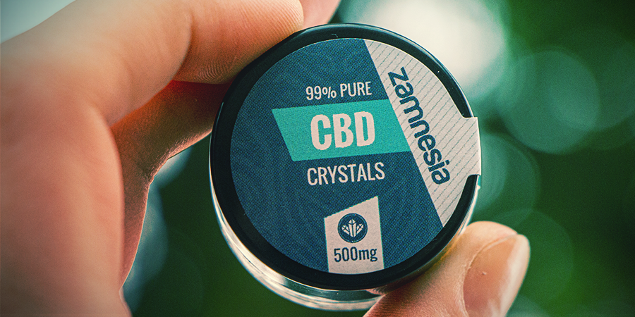 Cristaux De CBD Pur À 99% (Zamnesia)