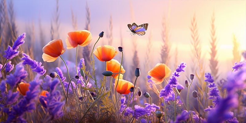 Mélange De Fleurs Pour Papillons