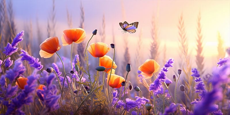 Mélange De Fleurs Pour Papillons