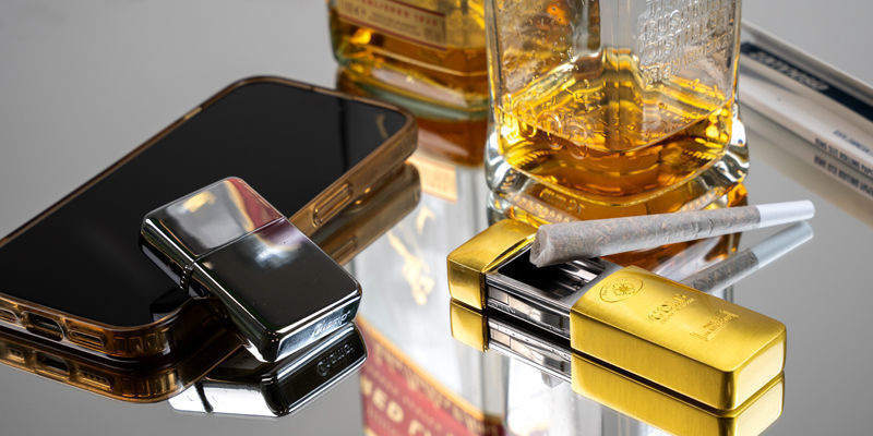 Cendrier De Poche Goldbar