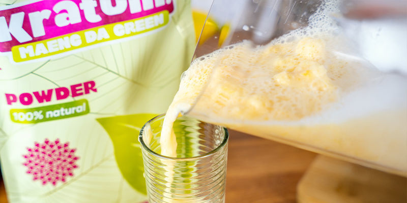 Smoothie tropical au kratom