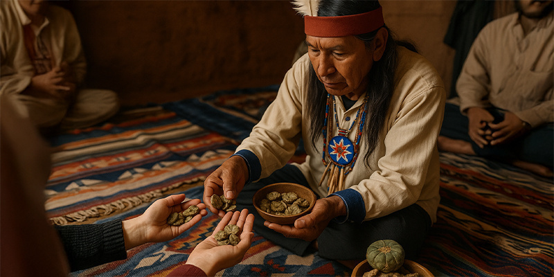 Doses courantes de peyotl observées dans l’usage traditionnel