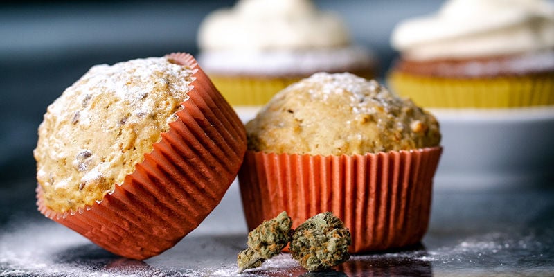 Recette basique de cupcakes au cannabis