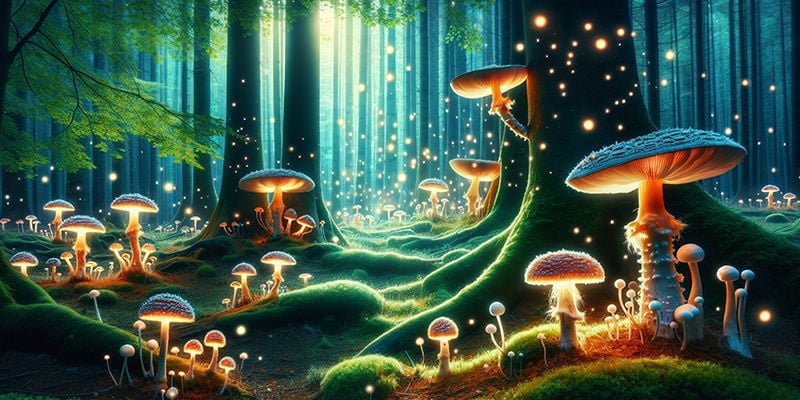 Exploration du vaste royaume des champignons magiques