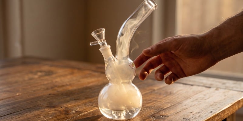 Glass Bong Double Bowl