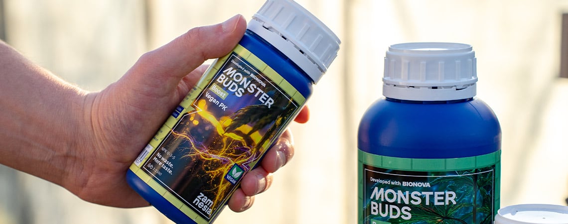 Tableau de dosage des engrais Monster Buds