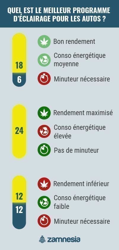 Quel Est Le Meilleur Programme D’éclairage Pour Les Autos ? infographie