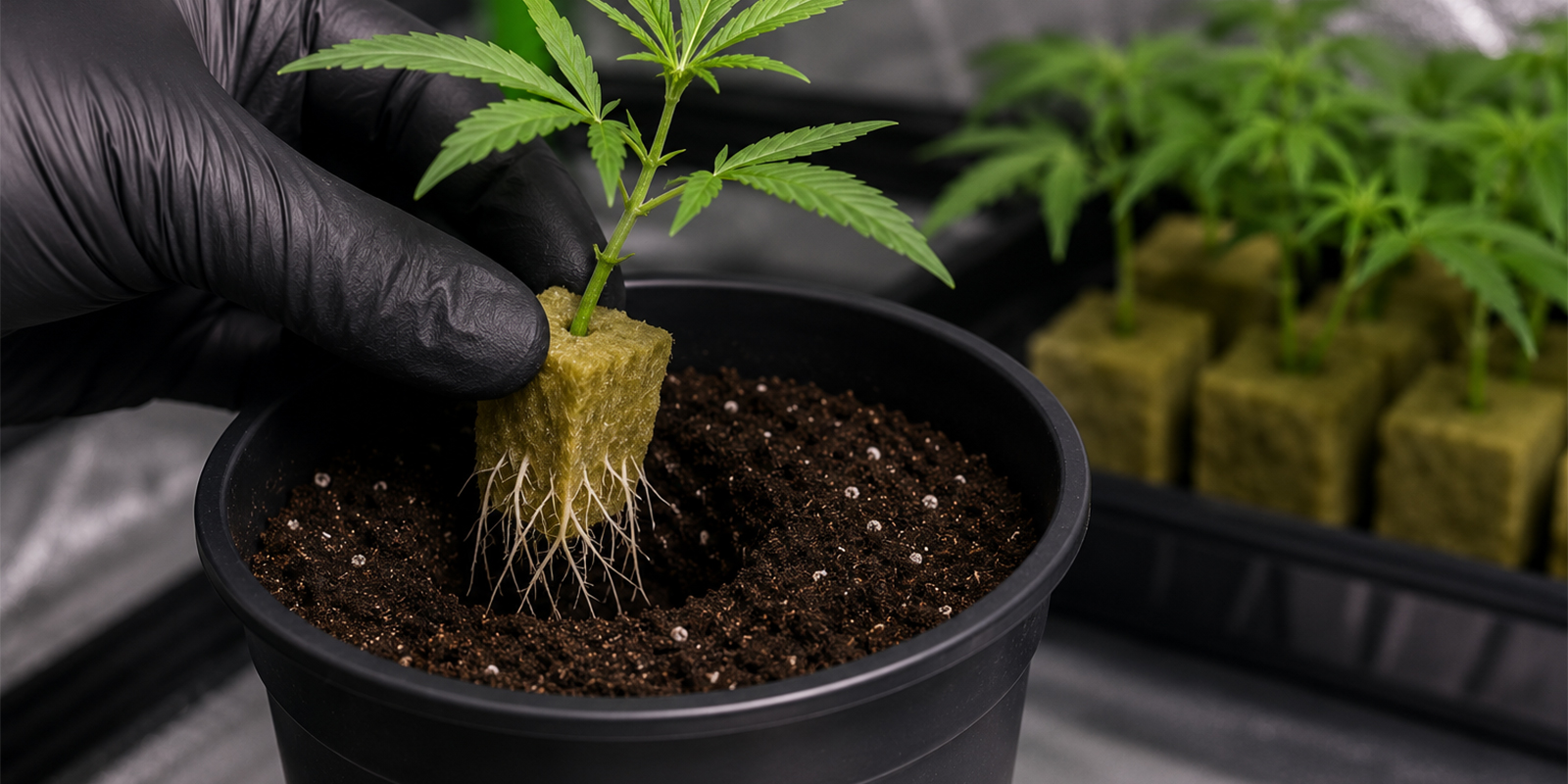 Quand rempoter les clones de cannabis