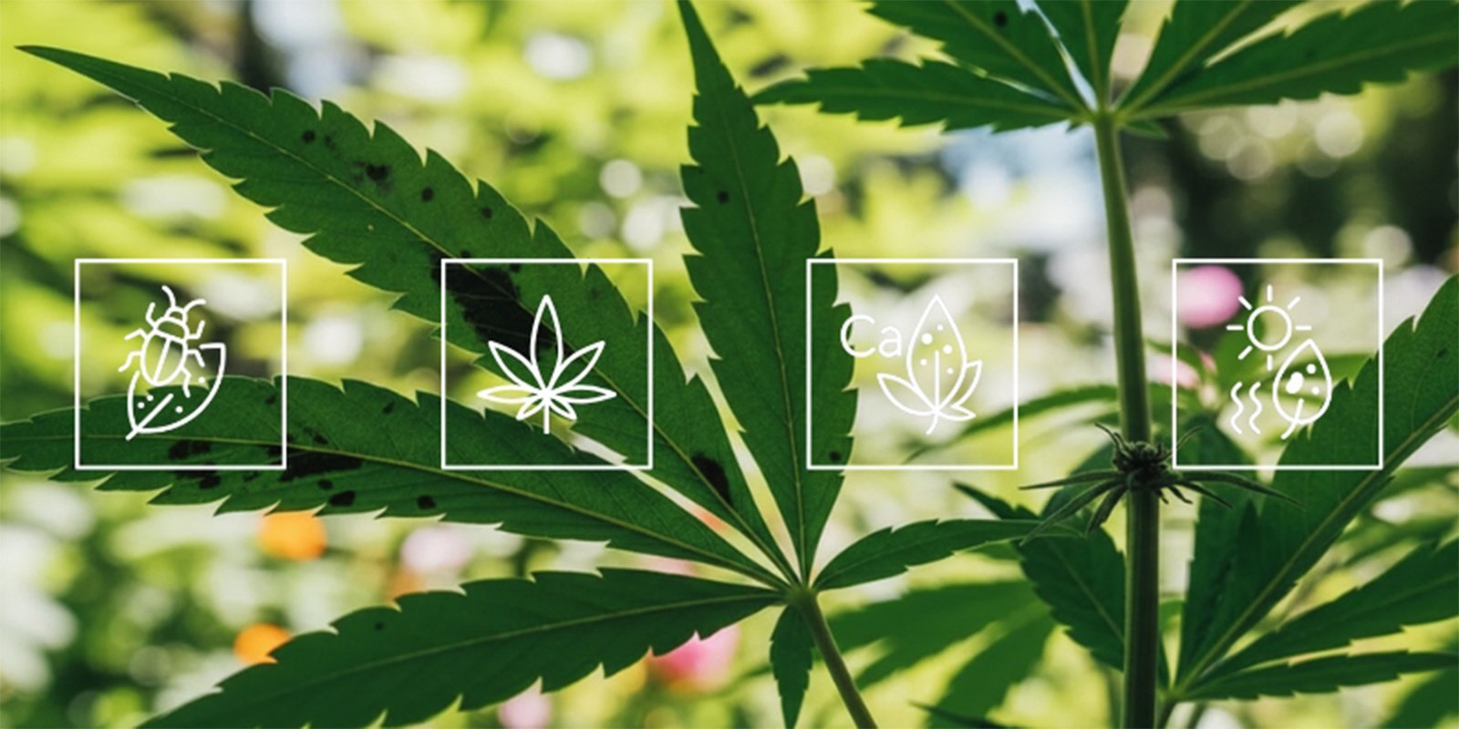 Quelles sont les causes des taches noires sur les feuilles de cannabis ?