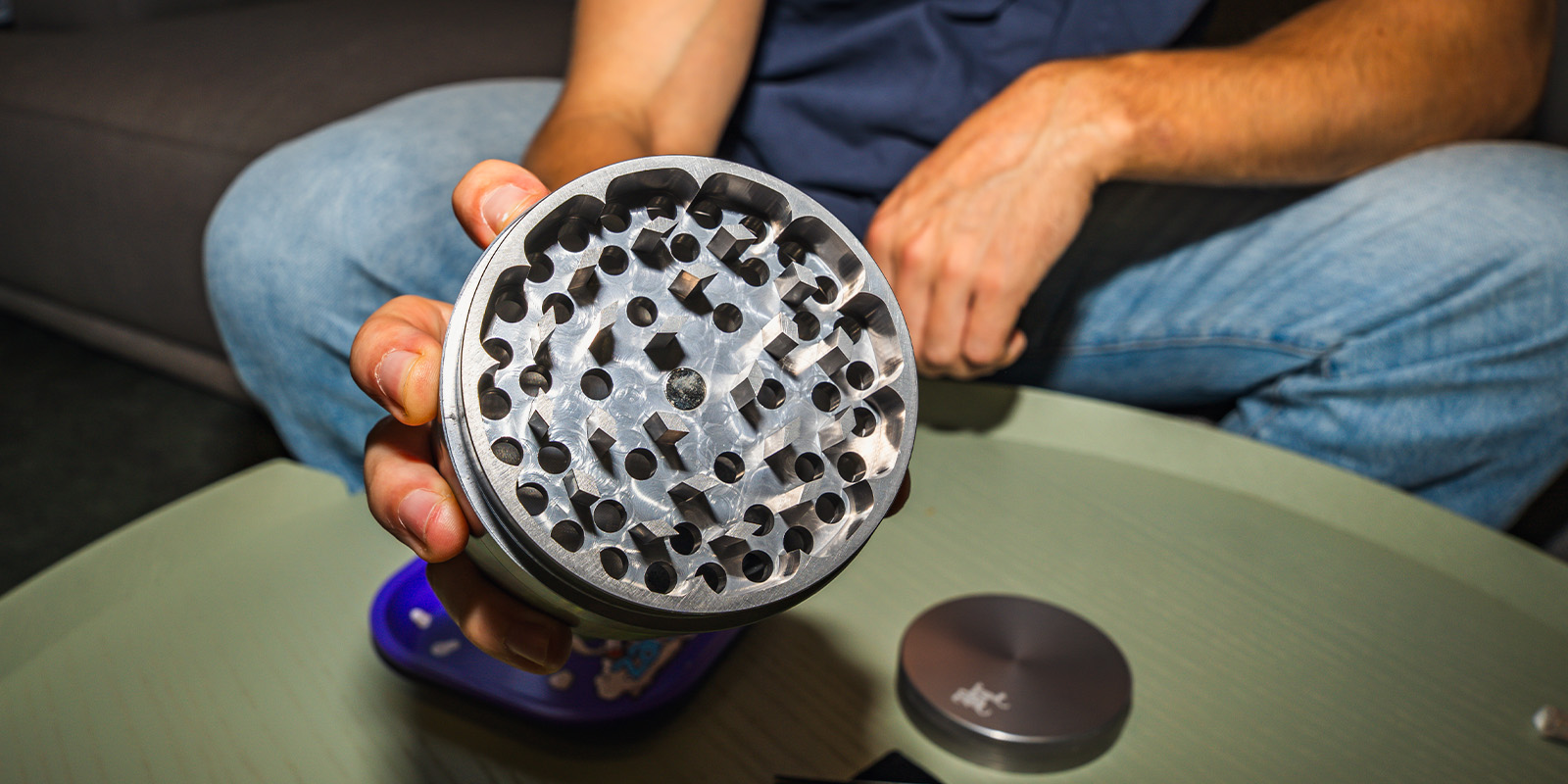 Metal Grinder Black Leaf XXL